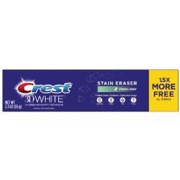 24 Bulk Crest Toothpaste 2.3 Oz 3d White Stain Eraser Fresh Mint