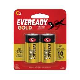 12 Bulk Eveready Batteries Gold C 2 Gold C 2