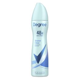 12 Bulk Degree Body Spray 3.8 Oz Shower Clean