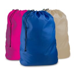 144 Bulk Simply For Home NoN-Woven Laundry Bag 30x40 Inch   70gsm  Astd.colors