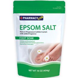 12 Bulk Pharmacy Best Epsom Salt 1 Lb Muscle & Back