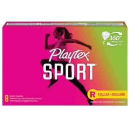 48 Bulk Playtex Tampon 8 Ct Sport Regular