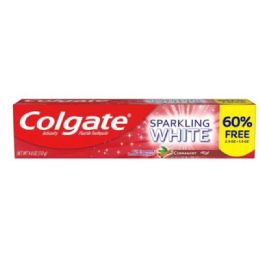 24 Bulk Colgate Toothpaste 2.5 Oz +1.5 Oz Sprk White Cinnamint + 60% Free