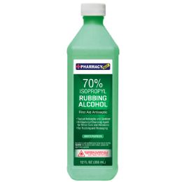 24 Bulk Pharmacy Best Rubbing Alcohol 12 Oz 70% Wintergreen