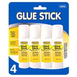 144 Bulk Washable Glue Sticks 4 Pack