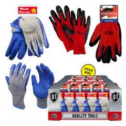 72 Bulk 72 Pc Pdq Assorted Work Gloves