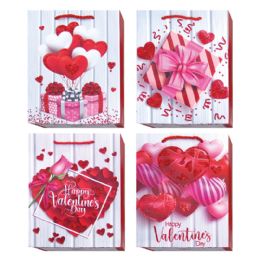 360 Bulk Valentine's Day Large Gift Bags In Assorted Designs