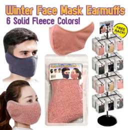 288 Bulk 288pc Winter Fleece Face Mask & Earmuff Display