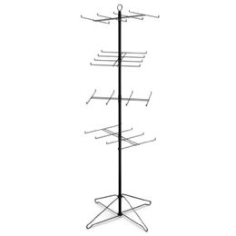 Bulk 32 Hook, 4 Tier, 8 Hook Per Level Floor Rack