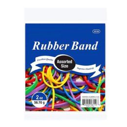 36 Bulk Rubber Bands Assorted Sizes 2 Oz.
