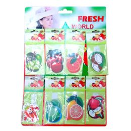 1200 Bulk Air Fresheners 8 Fruit Assorted Scents