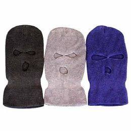 120 Bulk Knit Ski Mask Assorted Colors