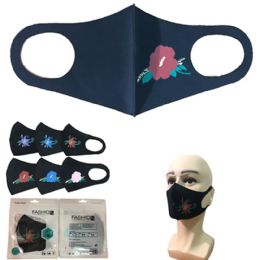 288 Bulk Single Rose Face Mask