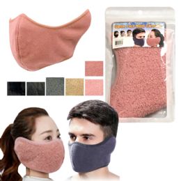 288 Bulk Winter Fleece Face Mask & Earmuff Combo