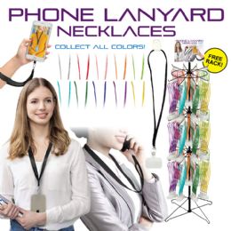 144 Bulk 144pc Lanyard Cell Phone Holder Display
