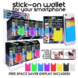 72 Bulk 72pc Phone Wallet Counter Display