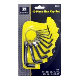 48 Bulk 10 Pc Hex Key Set