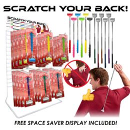 48 Bulk 48pc Extendable Back Scratcher Counter Display