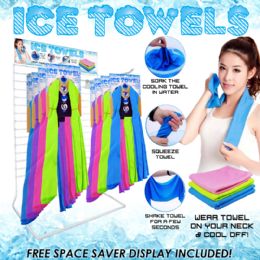 24 Bulk 24pc Ice Towel Display