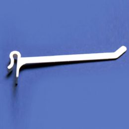 100 Bulk 4" Long Hook White
