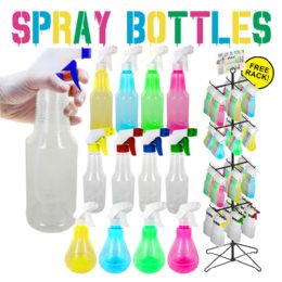 144 Bulk 144pc Spray Bottles With Display