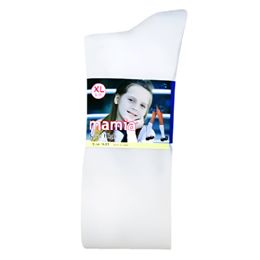 240 Bulk 1 Pair Pack White High Knee Socks
