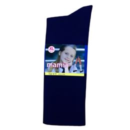 240 Bulk 1 Pair Rider Pack Navy High Knee Socks