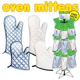 144 Bulk 144pc Oven Mitten Display