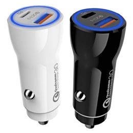288 Bulk Dual Car Charger Plug Usb & Type C Hi Speed