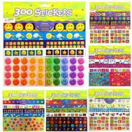 300 Bulk 300 Pc Sticker Collections 6 Assorted Styles