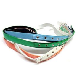 144 Bulk Multi Colored Thin Belts