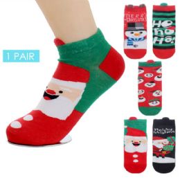 600 Bulk Christmas Socks Assorted Designs