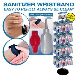 200 Bulk 200pc Wristband Sanitizer Dispenser Display