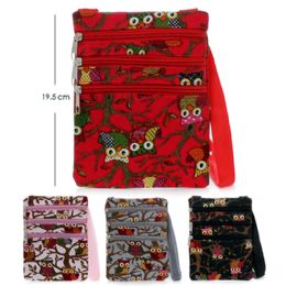 300 Bulk 3 Pocket Messenger Bag - 5 Assorted Styles