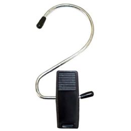 100 Bulk Hang Hook 4 1/2 Black + Chrome Hook