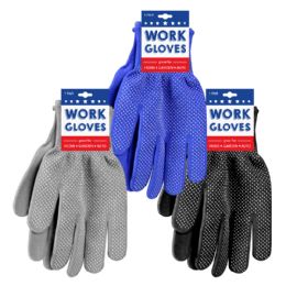 300 Bulk Dot Gloves - 3 Assorted Colors