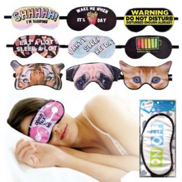 288 Bulk 24 Assorted Sleeping Masks