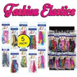 120 Bulk Elastic Hair Bands 5 Pack
