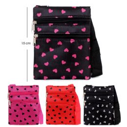 600 Bulk 2 Pocket Messenger Bag - 5 Assorted