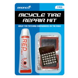 120 Bulk Bike Tire Tube Repair Kit 7pc