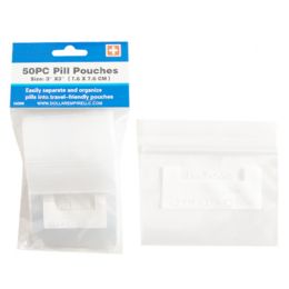 144 Bulk 50 Pack Pill Pouches