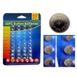 144 Bulk 40pc Button Batteries