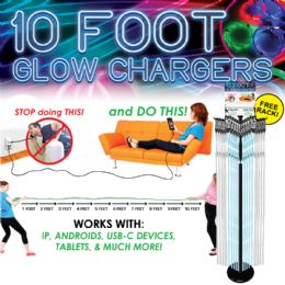 72 Bulk 72pc 10ft Glow Cord Display