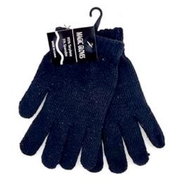 240 Bulk Black Men's Winter Gloves
