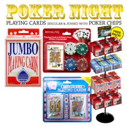 144 Bulk 144pc Playing Cards Display