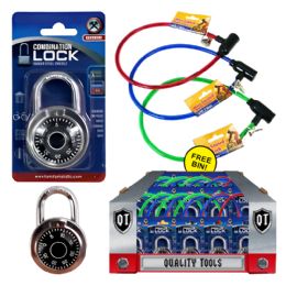 72 Bulk 72 Pc Pdq Bike Cables & Locks