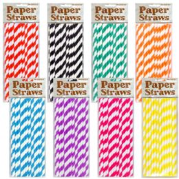 60 Bulk 36 Pack Paper Straws