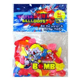 2000 Bulk 50 Pack Water Balloon W/1 Nozzle