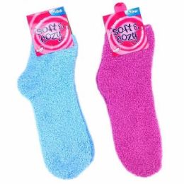 480 Bulk Cozy Socks Size 9-11 Solid Colors