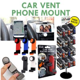 96 Bulk Cell Phone Mount Display 96pc